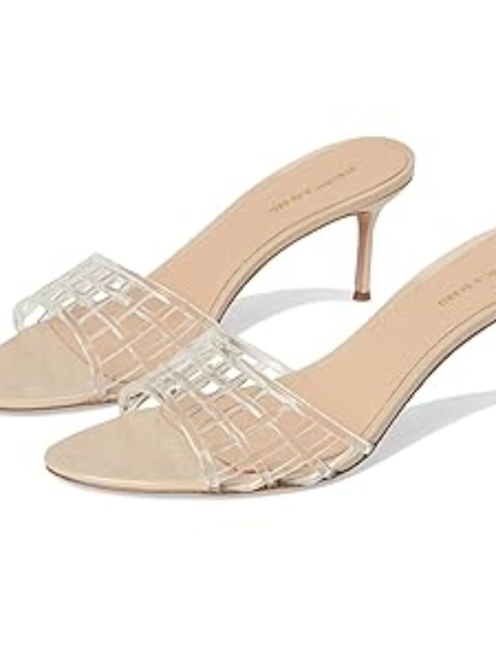 Veronica Beard Clear Beige Jelly Tia Slide Sandal Size 9.5